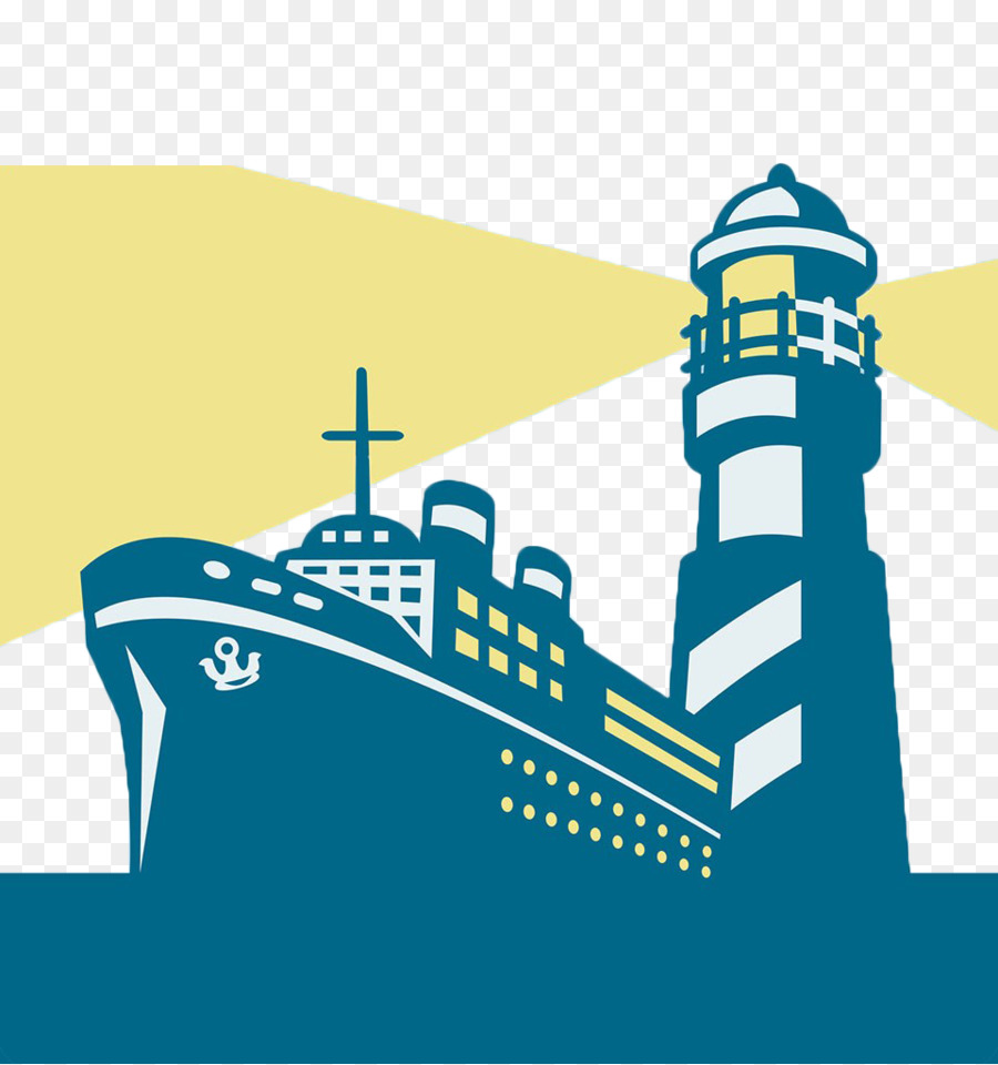 Tàu chở hàng Hải đăng Thuyền Clip nghệ thuật - Tay sơn phẳng tàu biển
