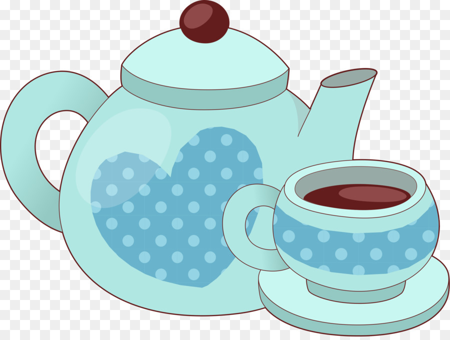 Teiera tazza di Caffè Teaware - cartoon tè