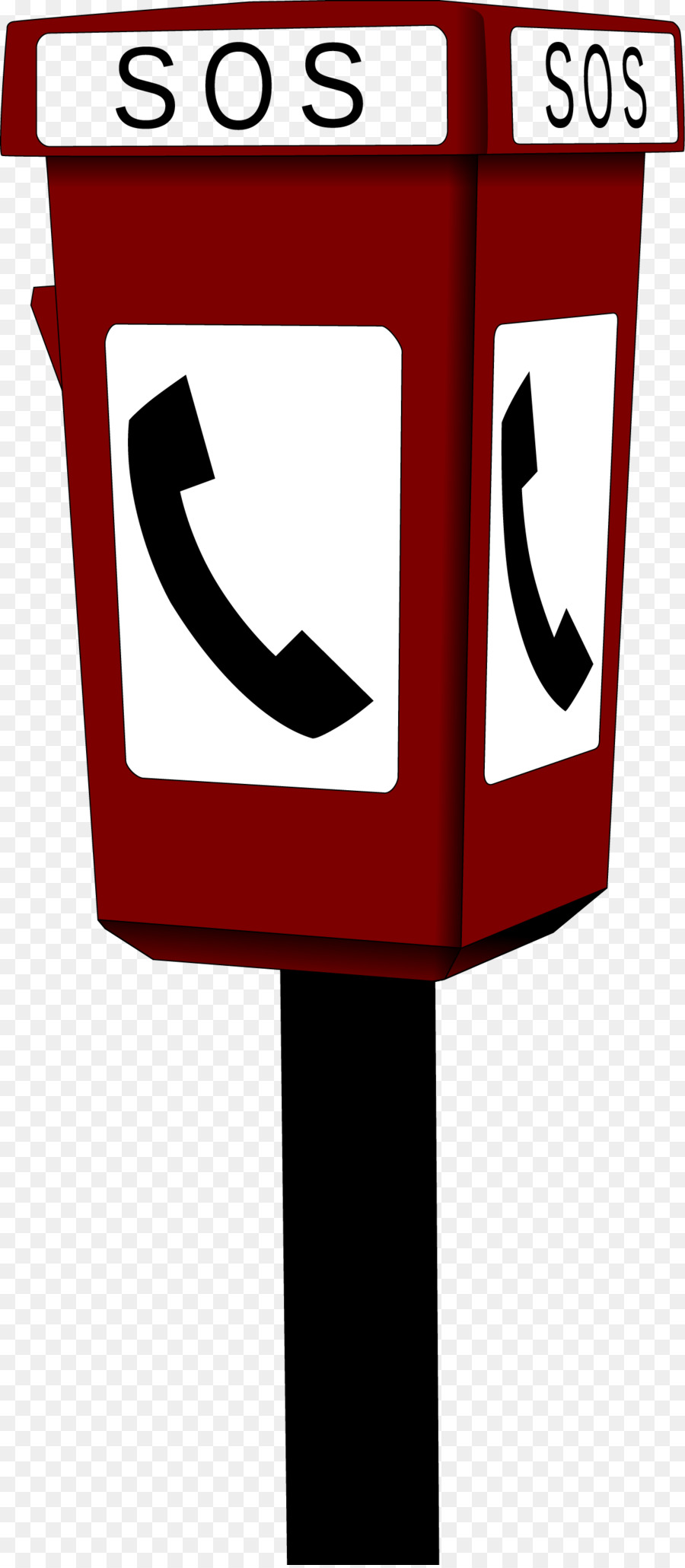 Cabina telefonica cabina telefonica Rossa Clip art - Vettore cabina del telefono