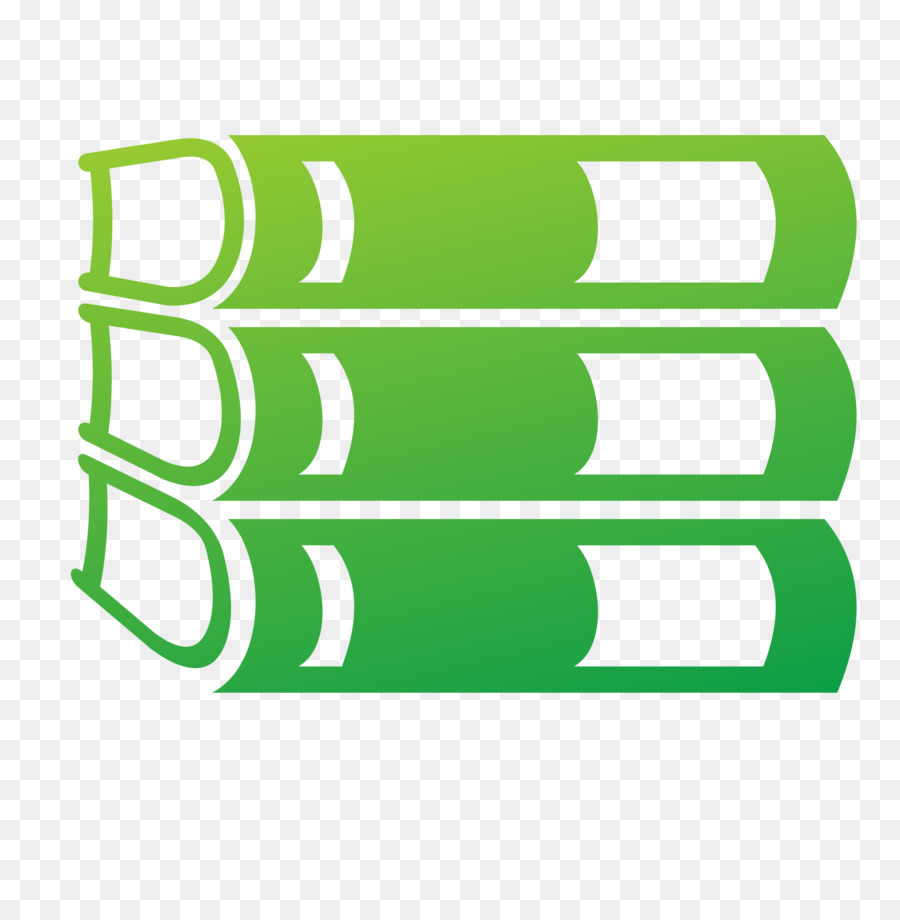 prenota icona - Verde pila di libri