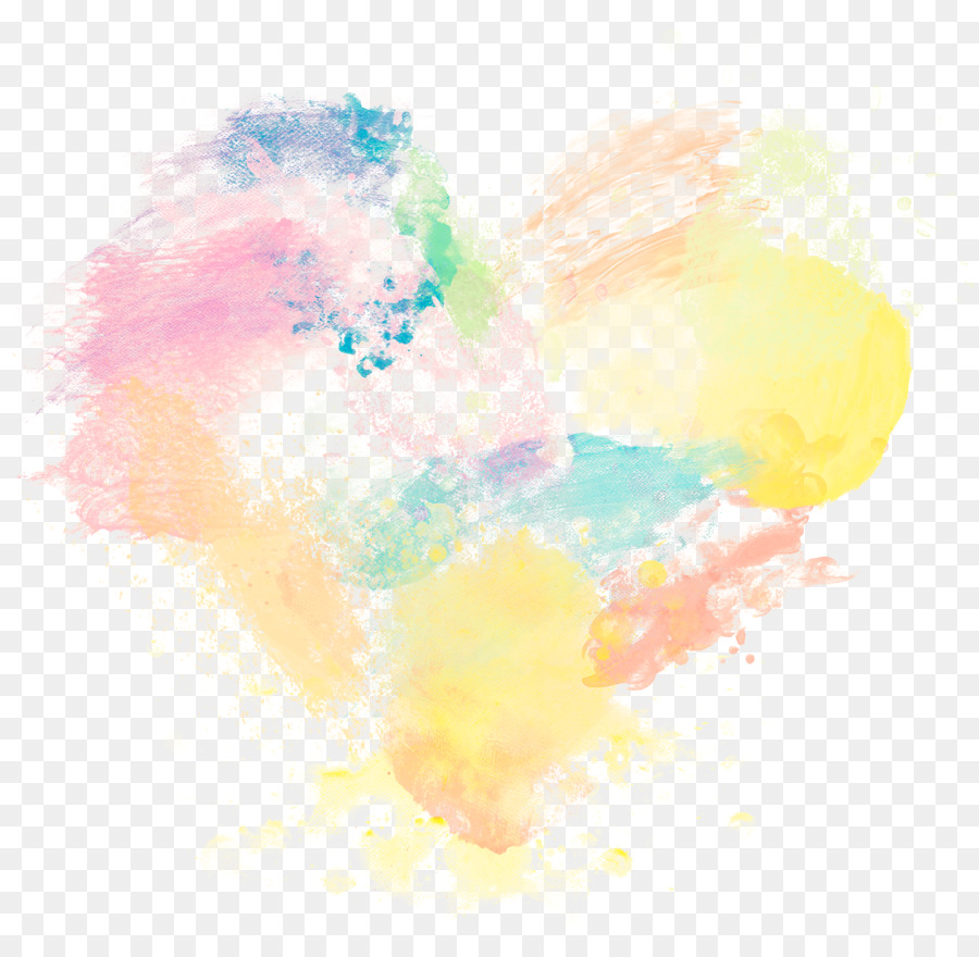 Colorful Ink Paint Textured Background