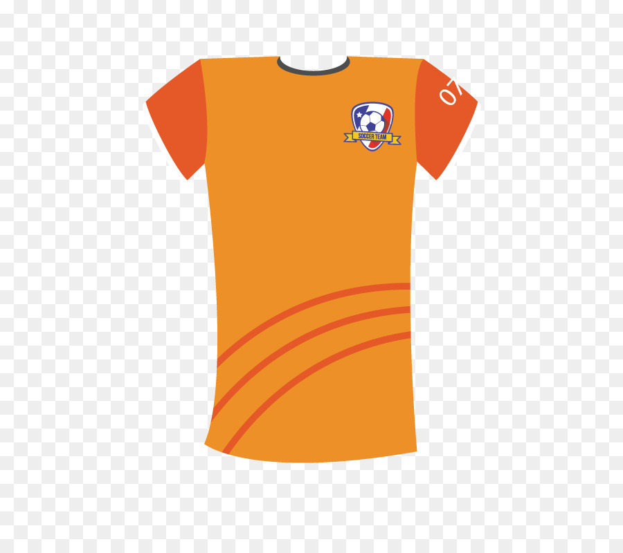 T-shirt in jersey - Arancione Jersey Di Calcio