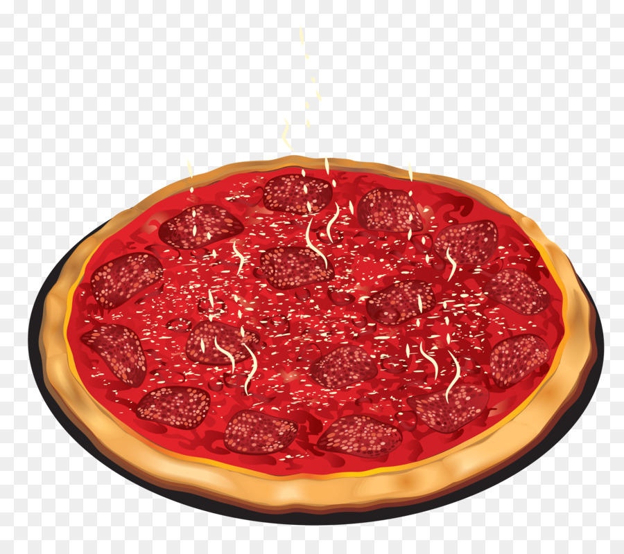 Pizza Salame cucina italiana Prosciutto - salame clipart