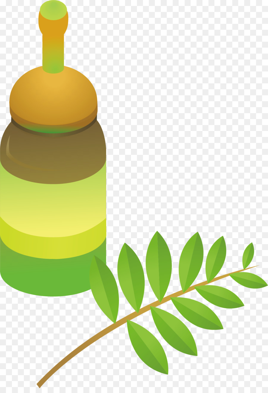 Bottiglia Clip art - Bottiglia di foglie