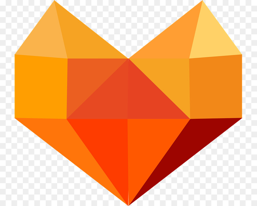 Arancione, Graphic design - arancio amore