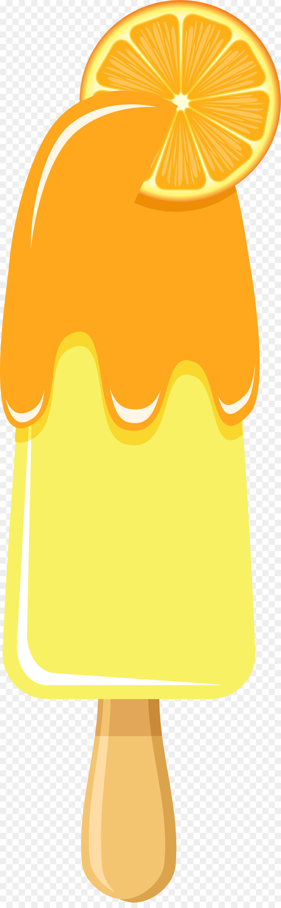 Eis Sahne Saft-Eis-pop-Orange - Orangen Eis