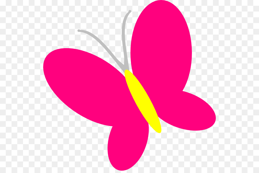 Pink Flower Cartoon png download - 600*592 - Free Transparent Butterfly png  Download. - CleanPNG / KissPNG