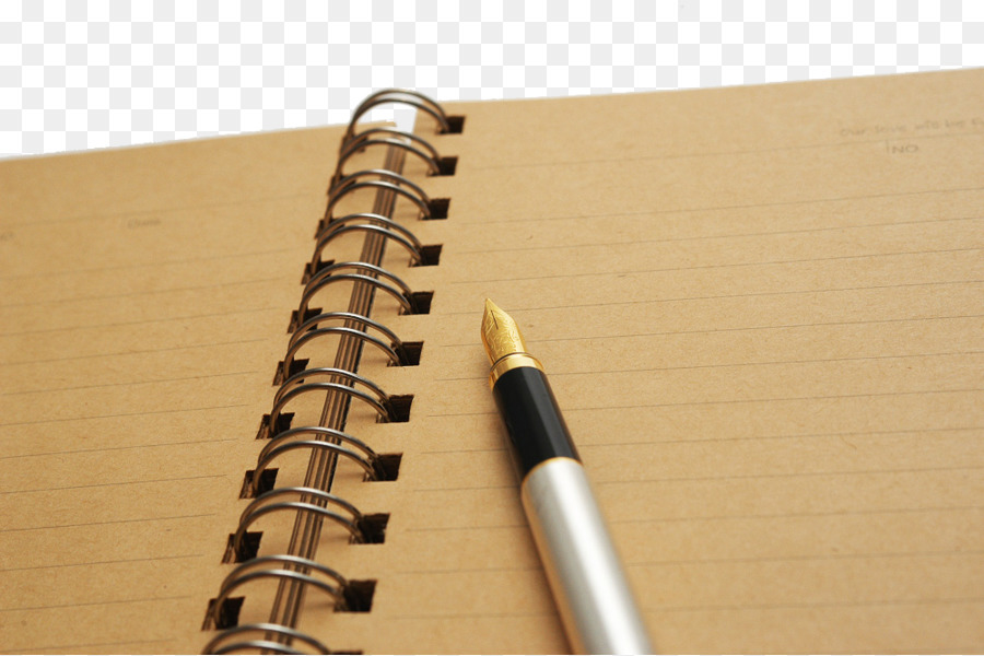 Papier Bürobedarf Schreibwaren Business Kunststoff - Ein Buch und ein Stift