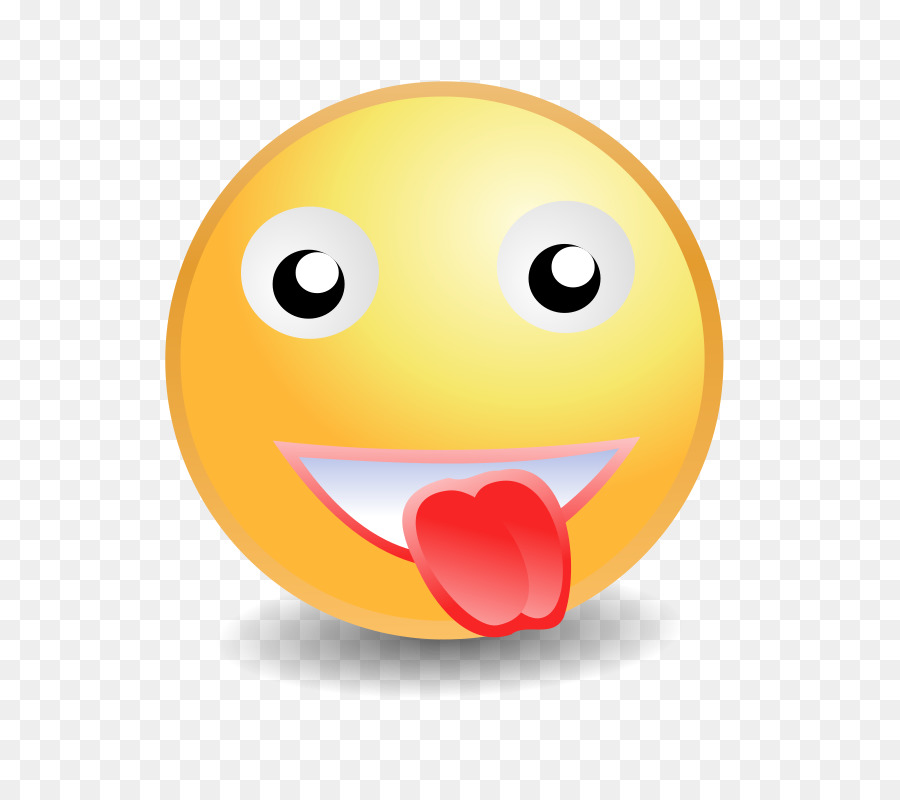 Smiley Emoticon clipart - Glücklich, Gesicht, Zunge Ragte