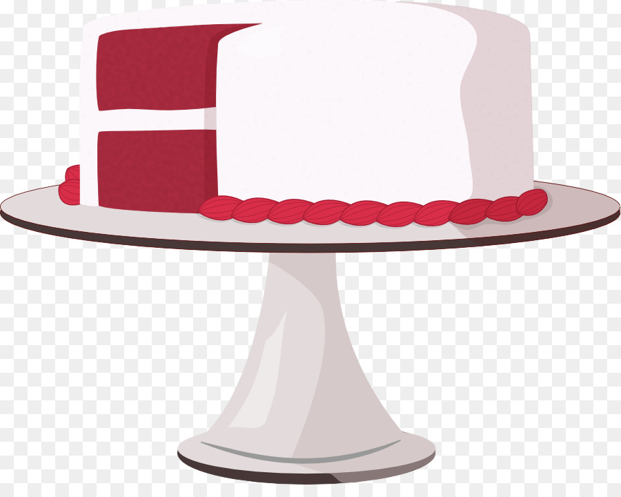 Red velvet cake Cupcake-Geburtstagskuchen clipart - Stück Kuchen Clipart