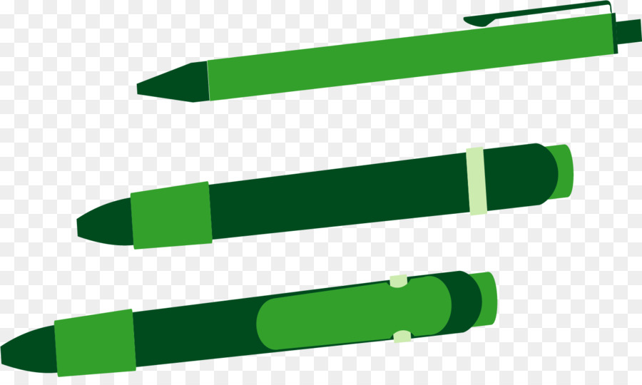 Pen Grün - Cartoon grünen Stift