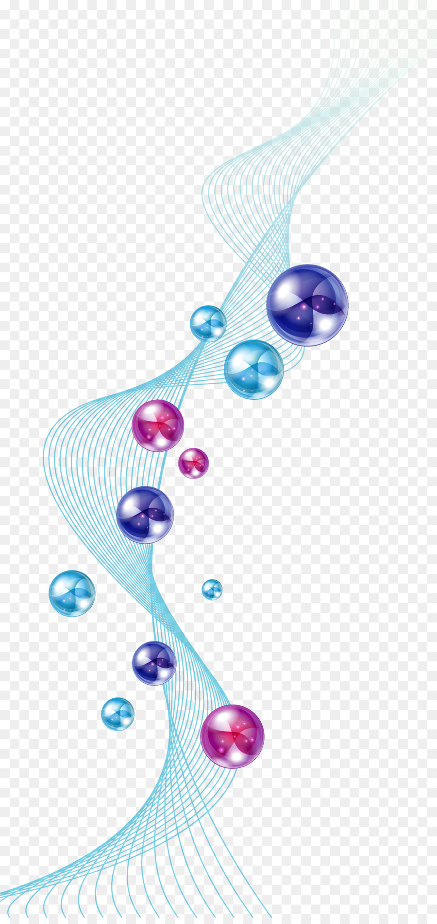 Bubble Drop - bunte Linien