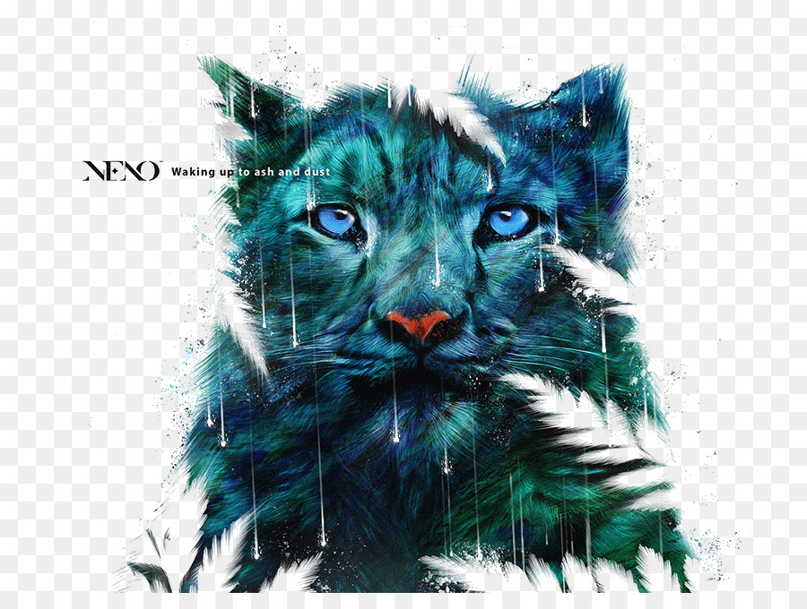 Râu Mèo - vẽ hình con hổ