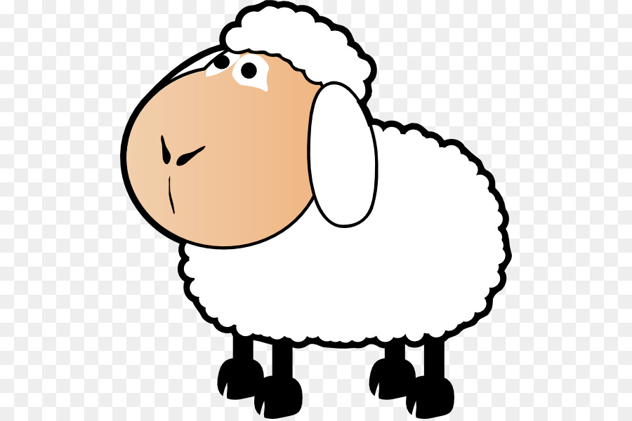 Schwarze Schafe Clip art - cartoon Bild von einem Schaf