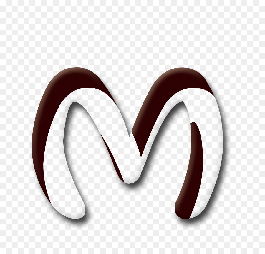 Brief Zeichnung M - Creme Kuchen-Buchstaben M