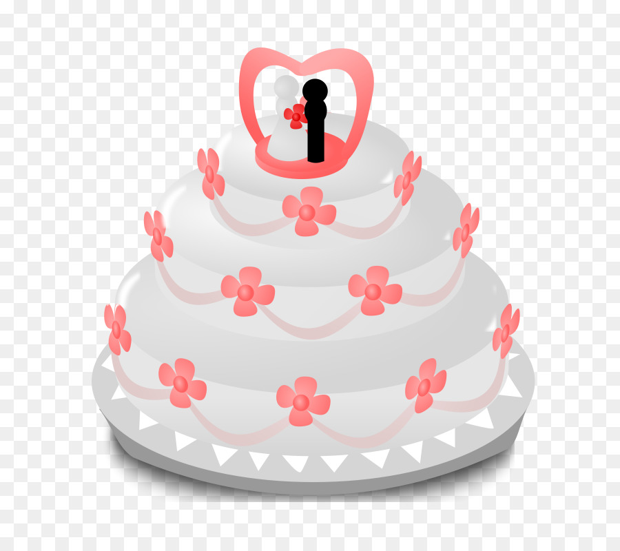 Wedding cake torta di Compleanno invito di Matrimonio Clip art - Liberi Di Nozze Vettori