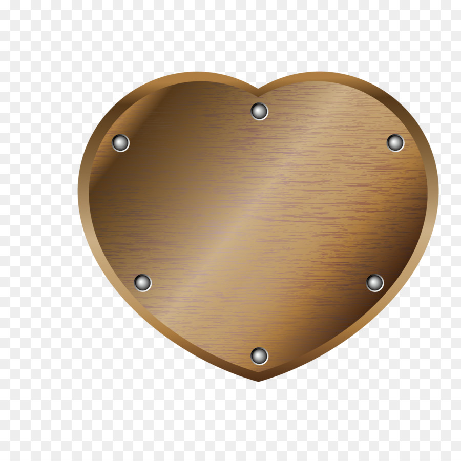 Materiale Del Metallo Di Progettazione - A forma di cuore in metallo mappa