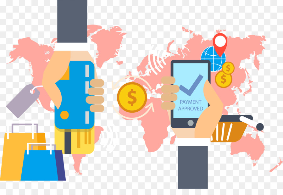 Mobile payment Mobile phone Werbung - Offline-Handy-bezahlen Einkaufen