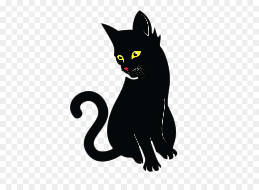 Bombay Korat Katze Black cat Kätzchen Clip-art - schwarze Katze
