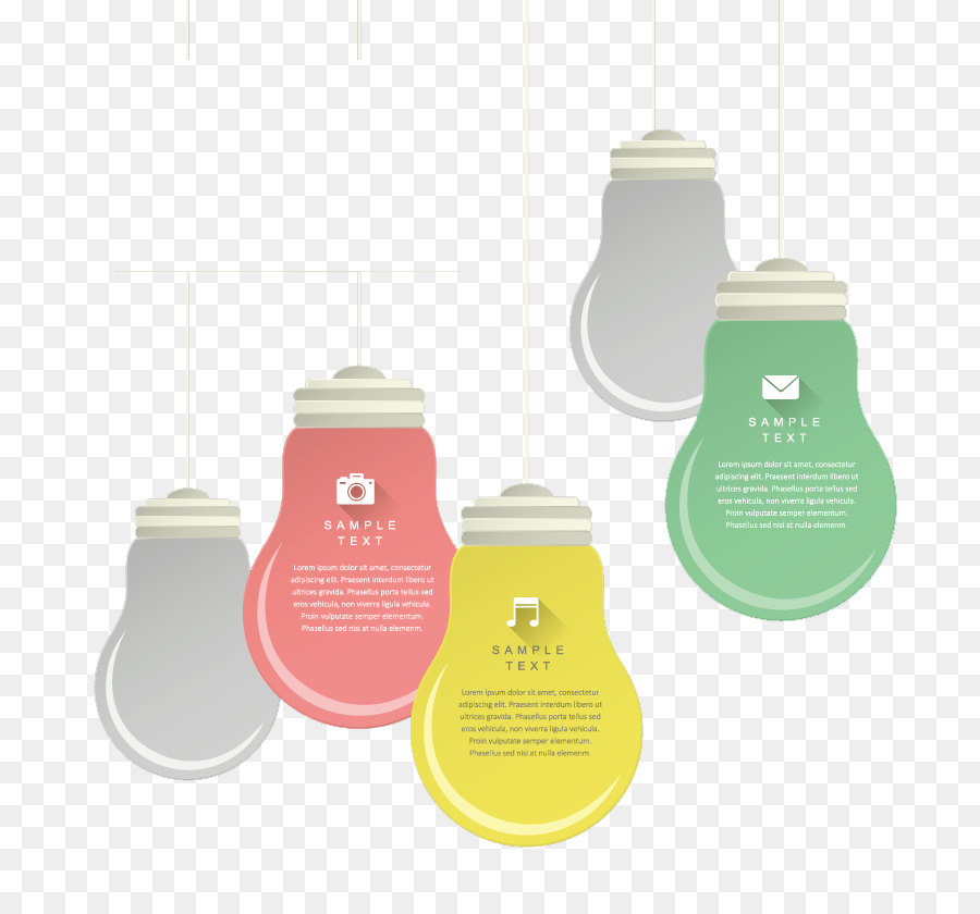 Paper Infografik - Schwimmende Lampe