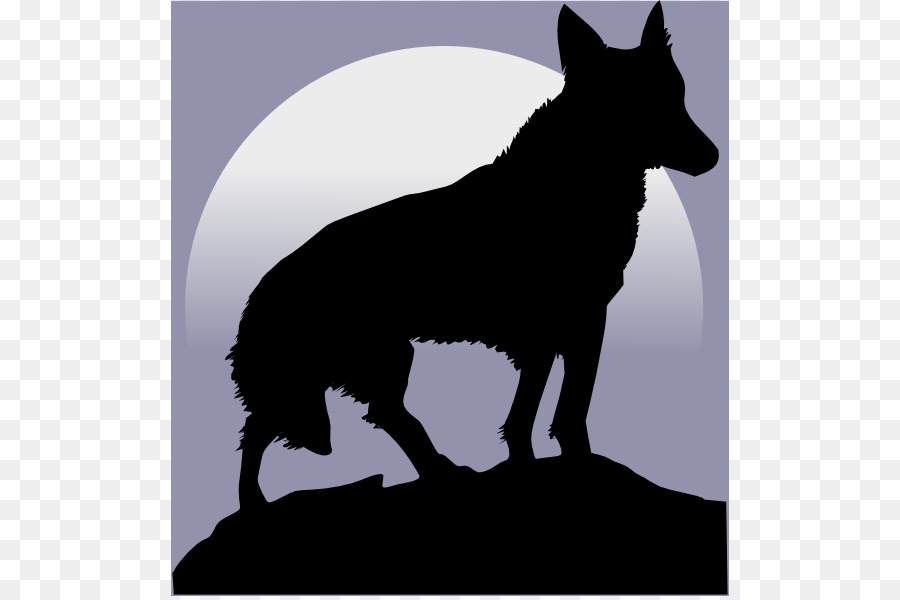 Mongolischer wolf japanische wolf clipart - wolf Vektor Kunst