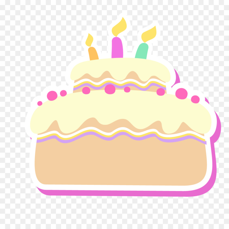 Torta di compleanno Crostata di Disegno - Cartoon torta di compleanno