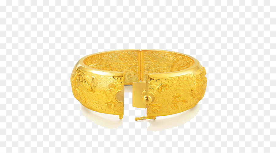 Gold-Ehe-Armband - Chow Sang Sang gold-Schmuck-dragon gold-Armband Ehe Mitgift wesentliche 49361K vier