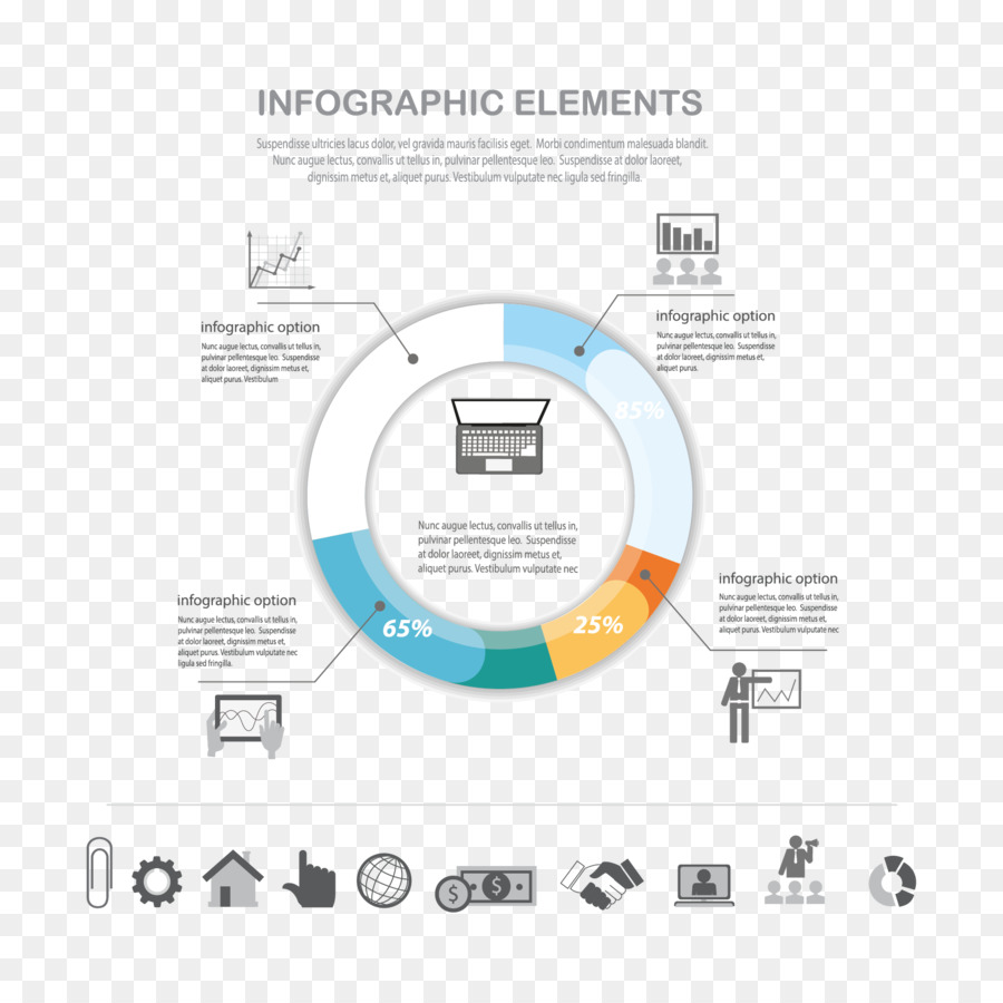 Infografik Chart-Computer-Icons Illustration - Vektor-ppt-Informationen anzeigen