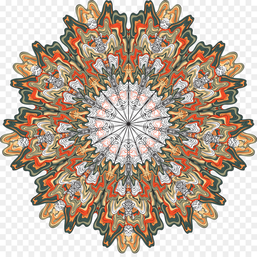Motiv Clip art - orange Muster