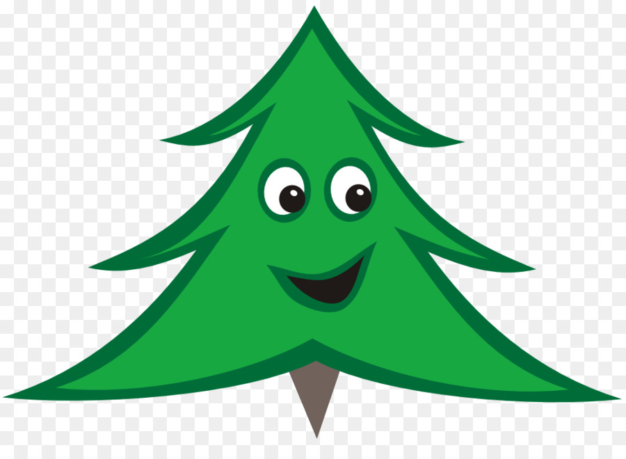 Albero di natale Babbo Natale Clip art - albero di natale linea arte