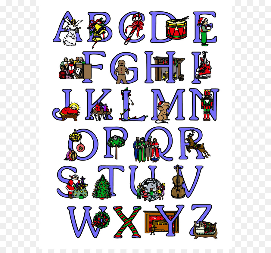 Canna di caramella di Natale Lettera Alfabeto Clip art - Grafica Di Lettere