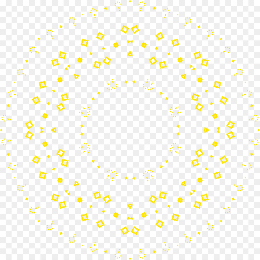 Kreis Muster - gelber Kreis