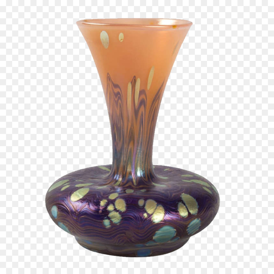 Johann Loetz Witwe Vase Glas Kunst Art Nouveau - Glas-Handwerk