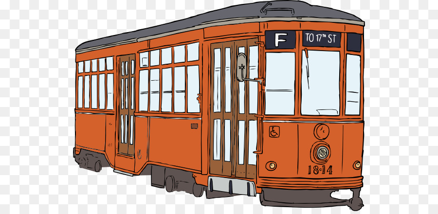 Tram San Francisco cable car system Bahnhof Clip-art - Straßenbahn cliparts