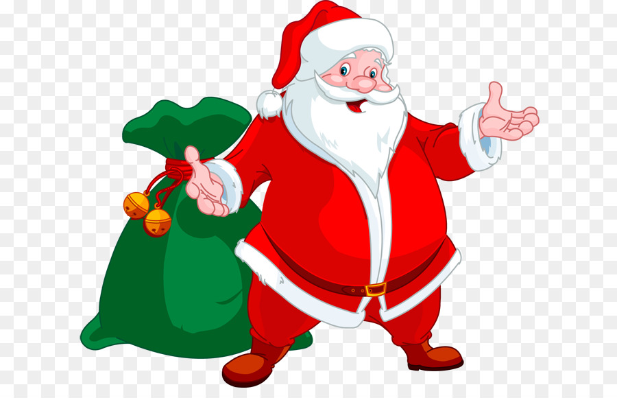 Christmas Gift Cartoon png download - 675*565 - Free Transparent Santa  Claus png Download. - CleanPNG / KissPNG
