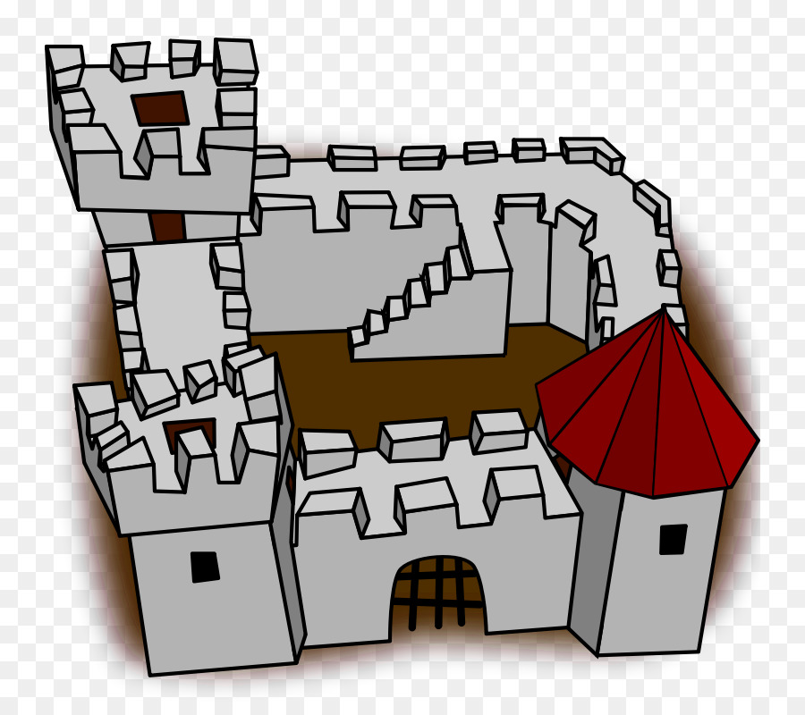 Cartoon Castello, Fortificazione Clip art - costruzione delle immagini a fumetto