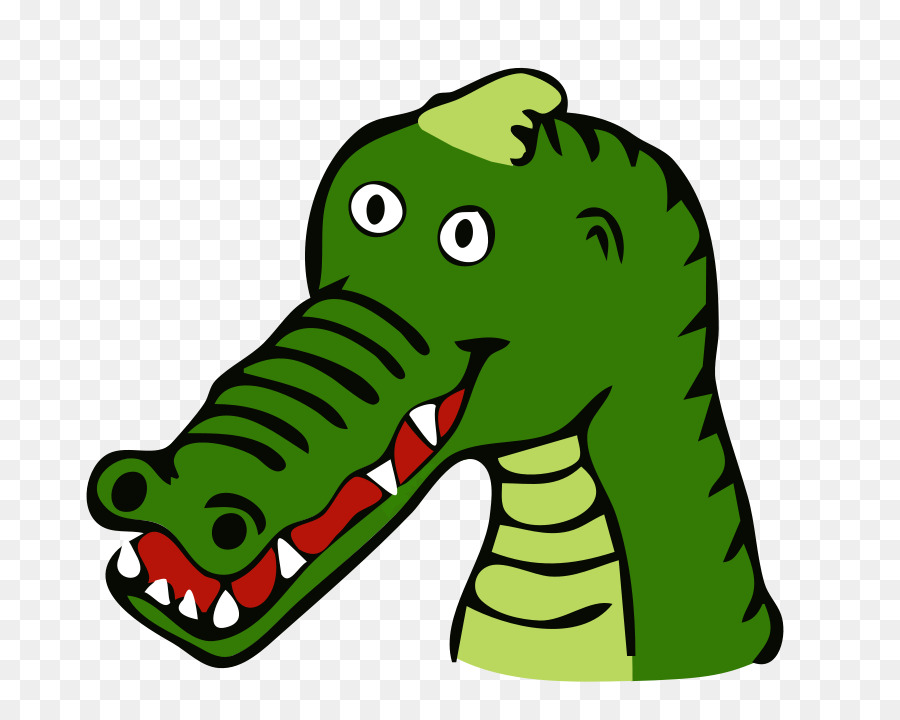 Krokodil Alligator prenasalis Reptil-Cartoon-Clip-art - Kostenlose Alligator Clipart