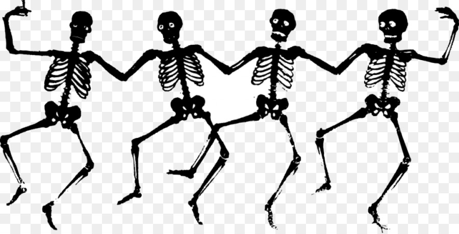 Skeleton Dance Disegno Clip art - Balli Di Grafica