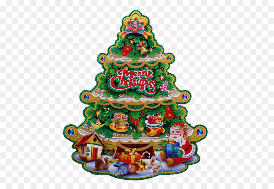 Albero di natale, Babbo Natale, ornamento di Natale - Di Natale gratis immagine PNG