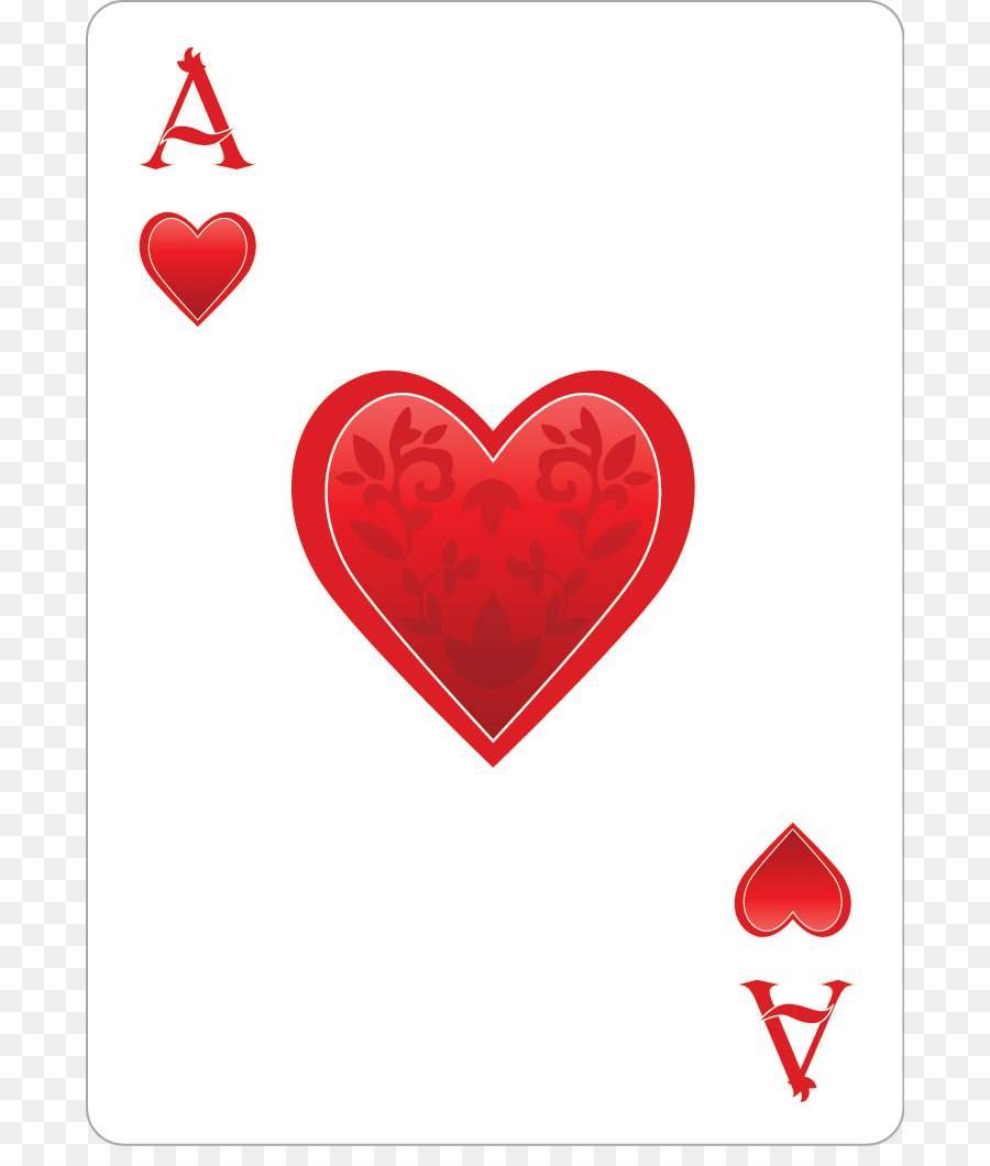 Alices Adventures in Wonderland-Königin der Herzen Spielkarte Herz-Ass - Herz Spielkarten