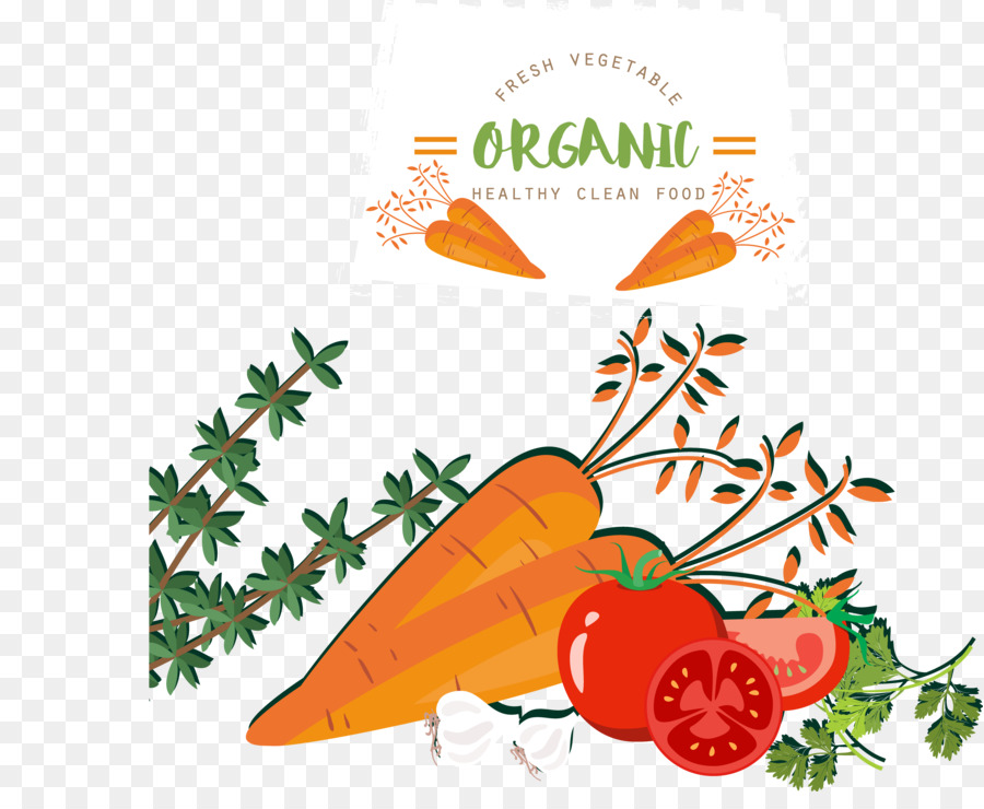 Obst-Gemüse-Lebensmittel-Tomate-Karotte - pflanzliche Nahrung