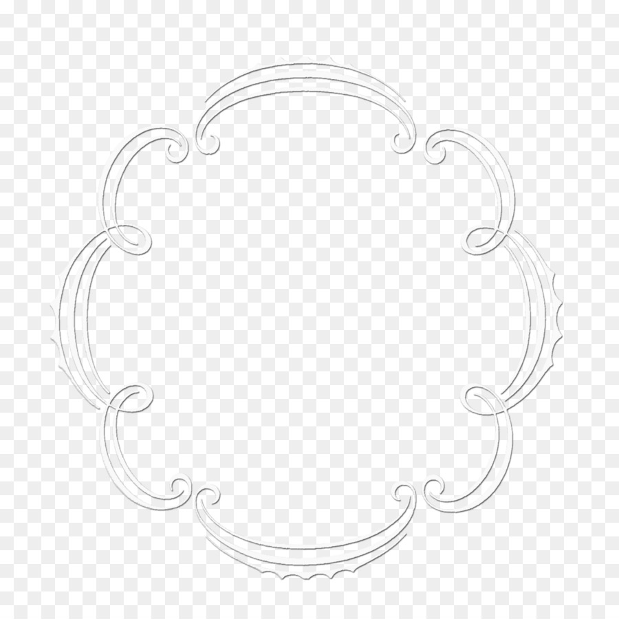 Weißer Kreis, Schwarze Schrift - Weiß unteren Rahmen, frei von material