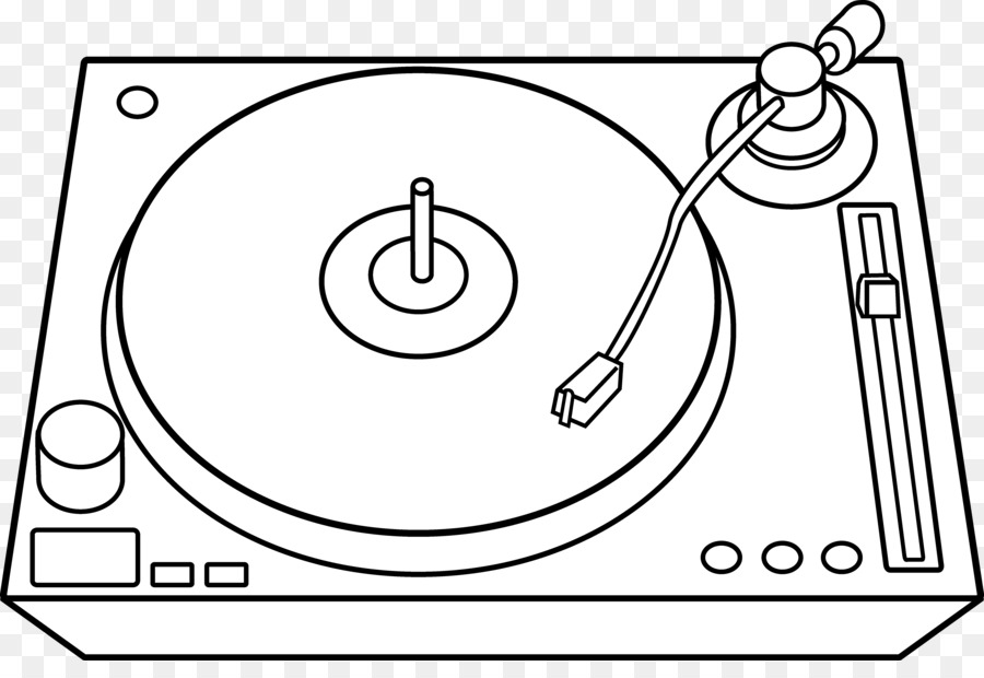 Disc jockey libro da Colorare Giradischi DJ mixer Clip art - Giradischi PNG Clipart