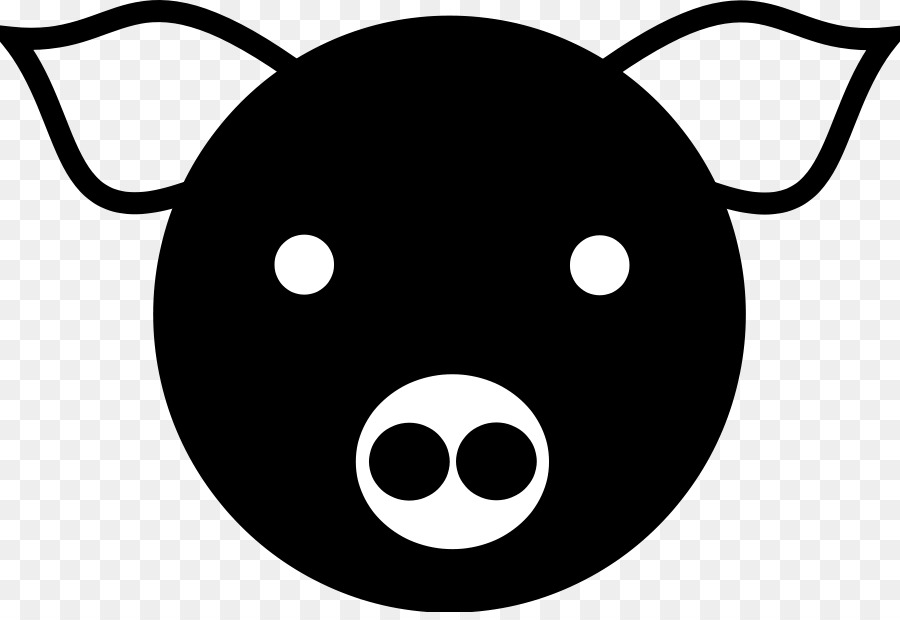 Hausschwein Scalable Vector Graphics Clip art - Schweine-Vektor-Kostenlos