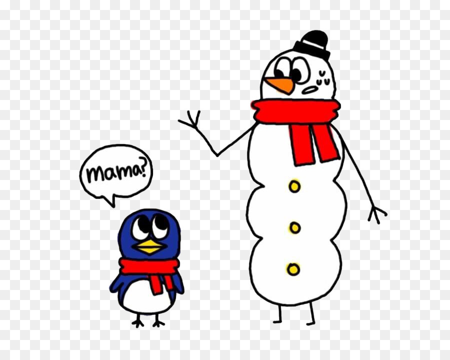 Pinguino Pupazzo Di Neve - simpatico pupazzo di neve