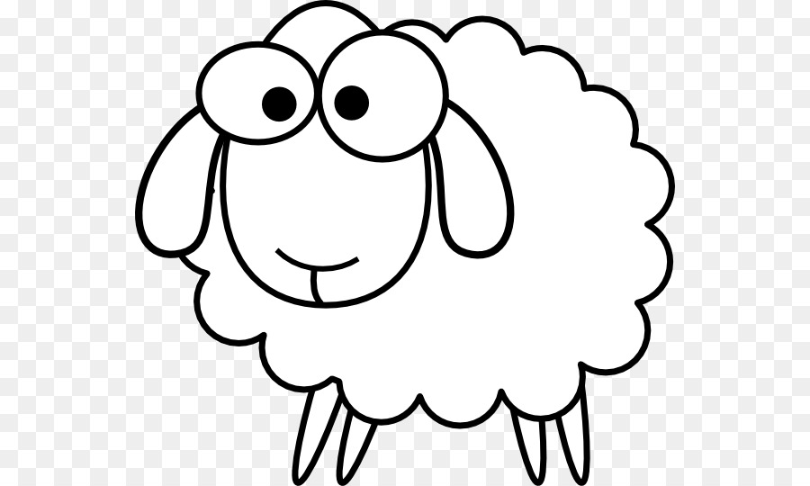 Và cừu đen, Trắng Dê Clip nghệ thuật - lamb phác thảo hình mẫu