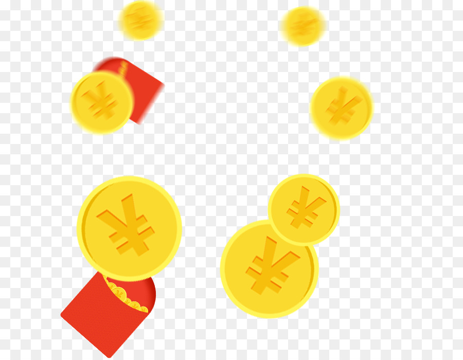 Busta rossa moneta d'Oro di Software per Computer - Oro materiale galleggiante, Taobao materiale, portafoglio