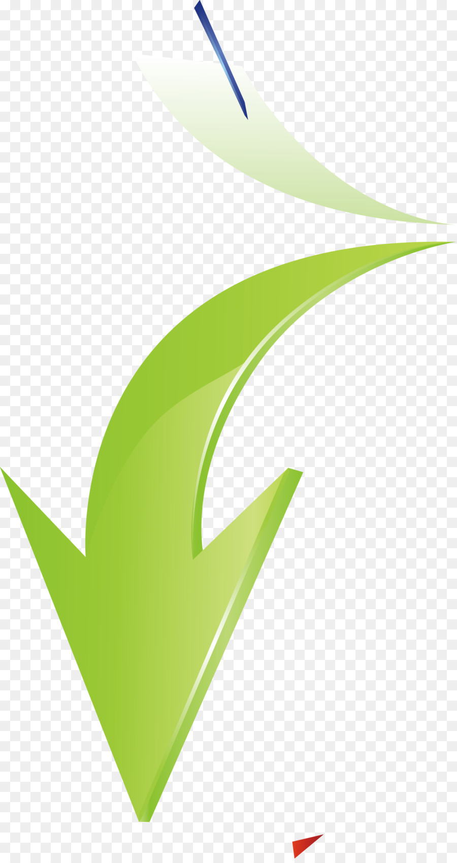 Foglia Logo Di Sfondo Per Il Desktop Del Carattere - Verde discesa design