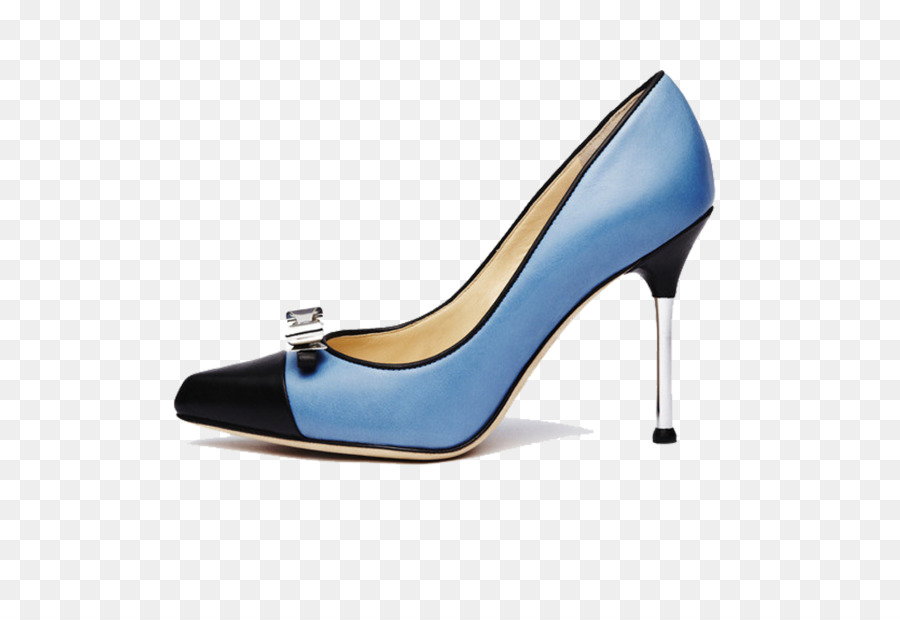 Blu col tacco Alto calzature scarpa - blu tacchi alti