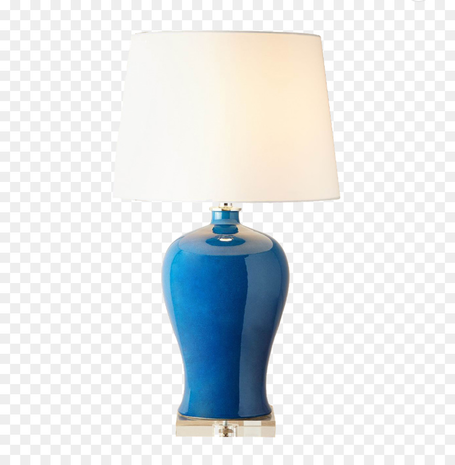 Blu Designer - Classico blu lampada in ceramica